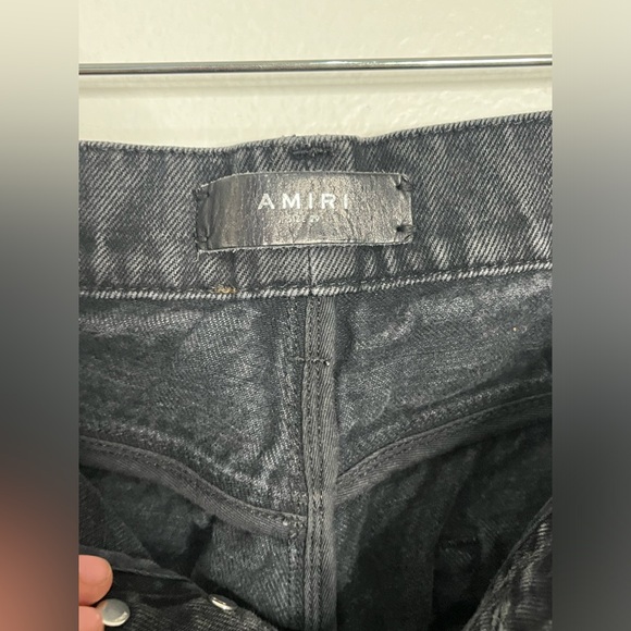 Amiri Black Denim Jeans Size 29 - Picture 7 of 8
